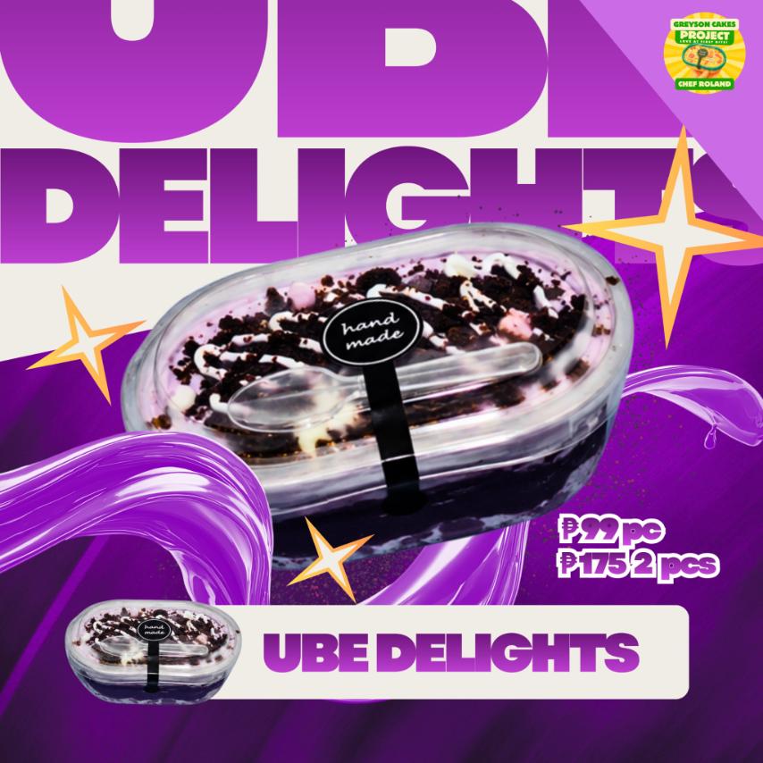 Ube Delights Handmade Cake Tub by Greyson Cakes Project